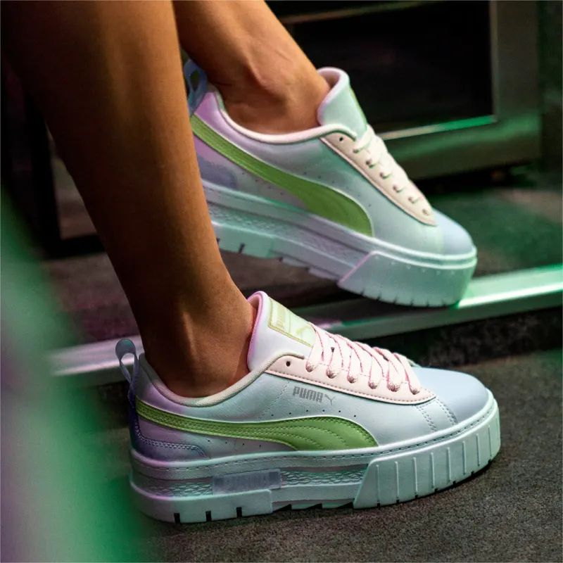 Puma Mayze Leather Wit (385591-02)