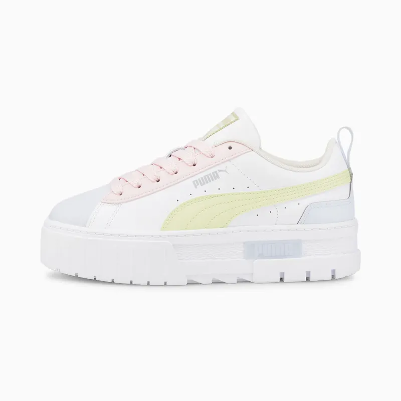 Puma Mayze Leather Wit (385591-02)
