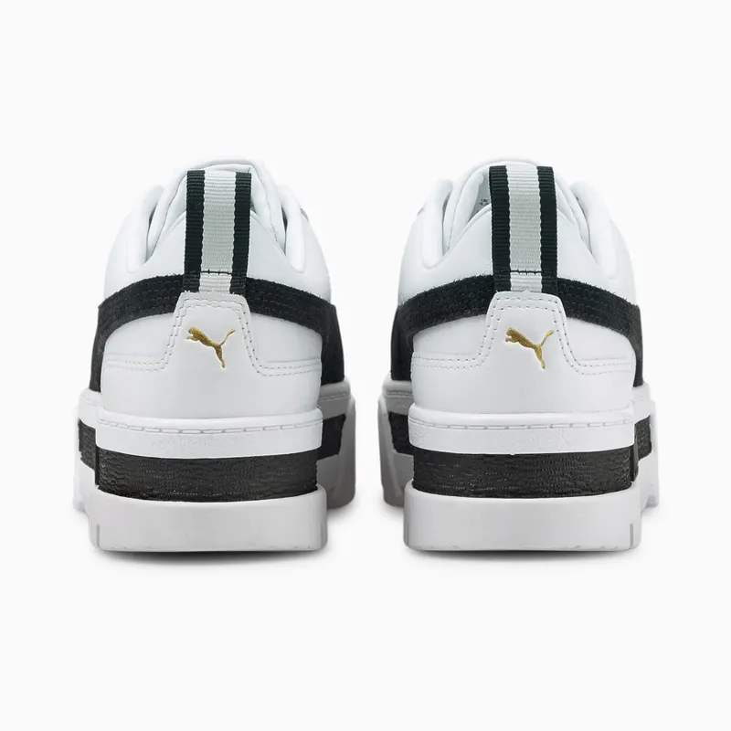 Puma Mayze Lth sneaker dames Wit/Zwart (381983-01)