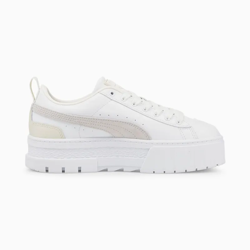 Puma Mayze Lth sneaker dames Goud/Wit (381983-13)