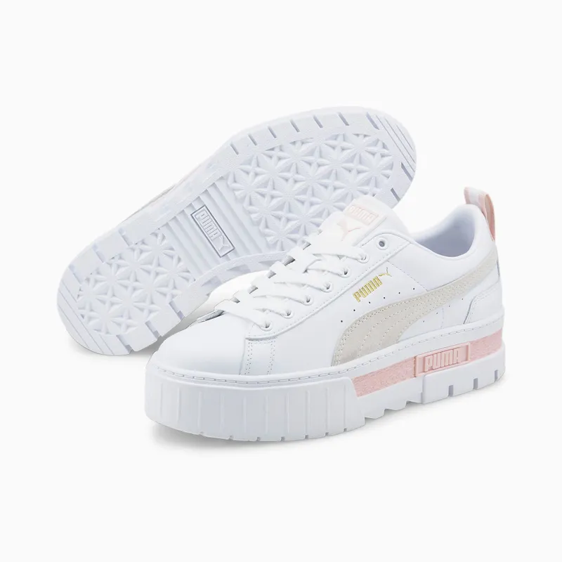 Puma Mayze Lth sneaker dames Wit (381983-08)
