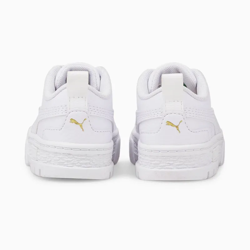 Puma Mayze Lth met alternatieve sluiting Goud/Wit (385686-01)
