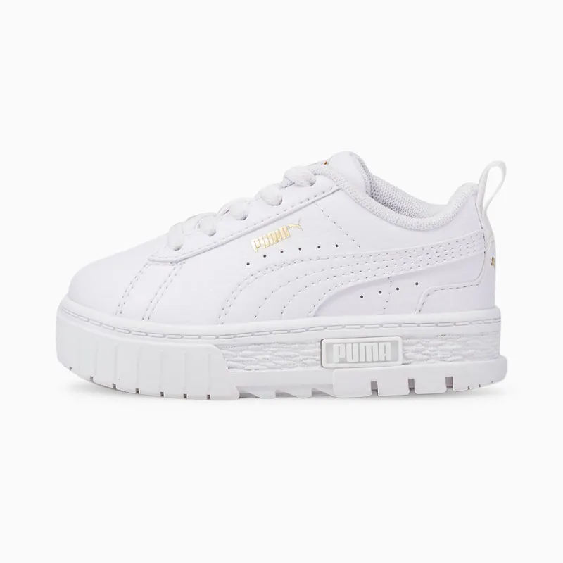 Puma Mayze Lth met alternatieve sluiting Goud/Wit (385686-01)