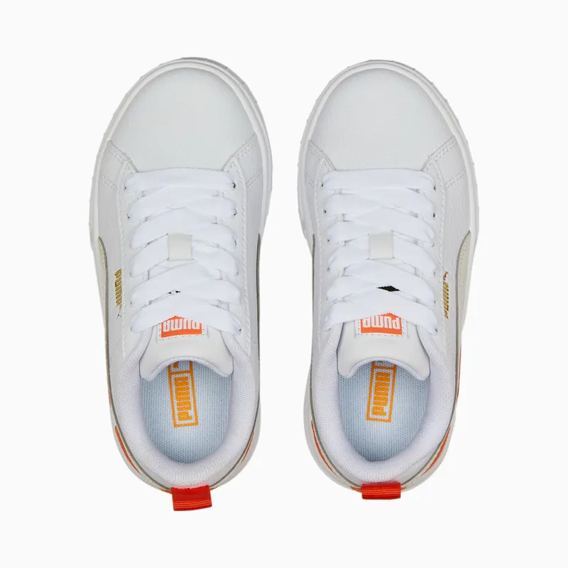 Puma Mayze leren Wit/Grijs (384528-06)