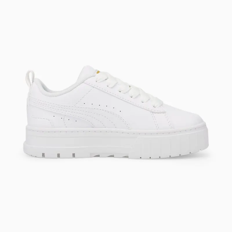 Puma Mayze leren Goud/Wit (384528-01)