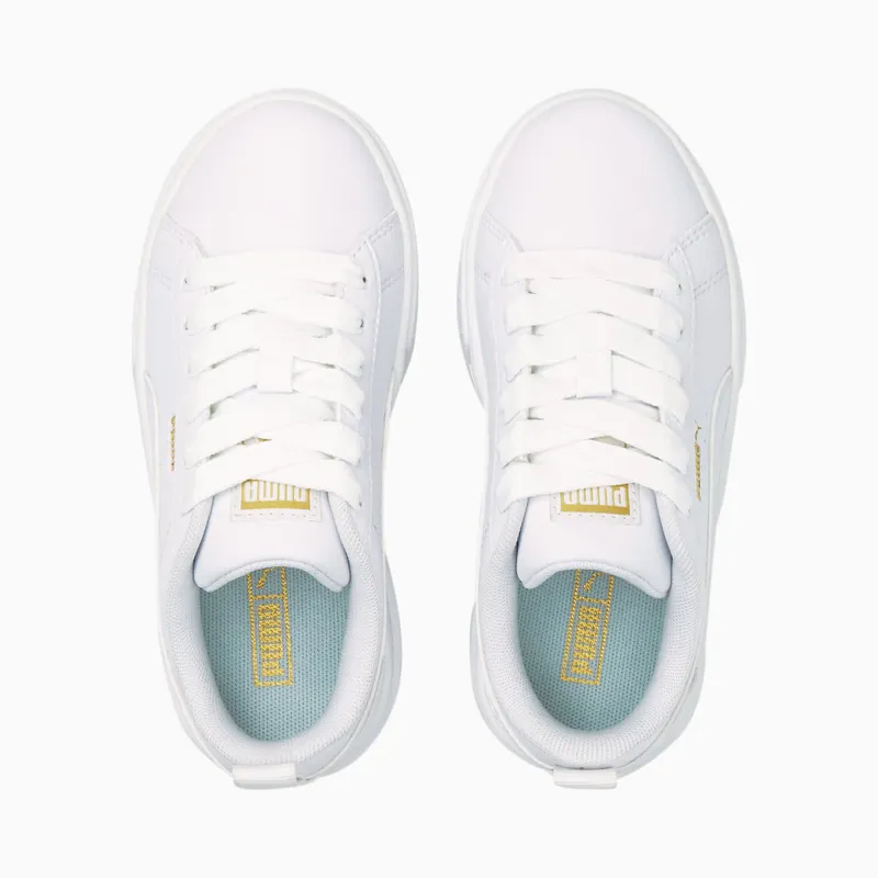 Puma Mayze leren Goud/Wit (384528-01)