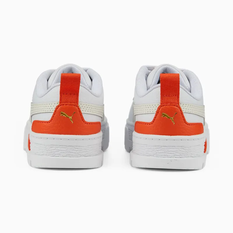 Puma Mayze leren Wit/Grijs (384528-06)
