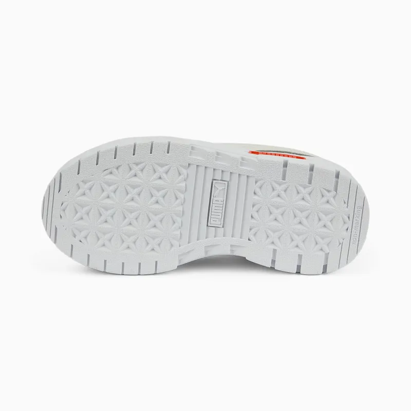 Puma Mayze leren Wit/Grijs (384528-06)