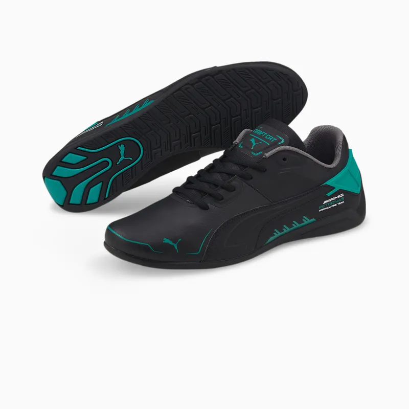 Puma Mercedes F1 Drift Cat Delta motorsportschoenen Zwart/Groen (306852-04)