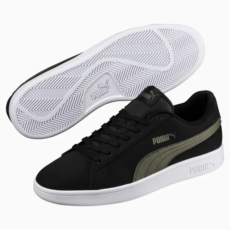 Puma Smash v2 Buck Zwart/Groen (365160-05)