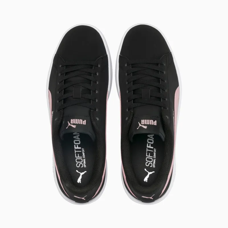 Puma Smash v2 Buck Wit/Roze/Zwart (365160-18)