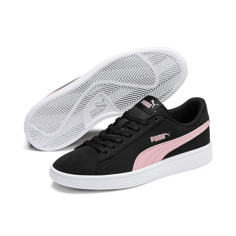 Puma Smash v2 Buck Wit/Roze/Zwart (365160-18)