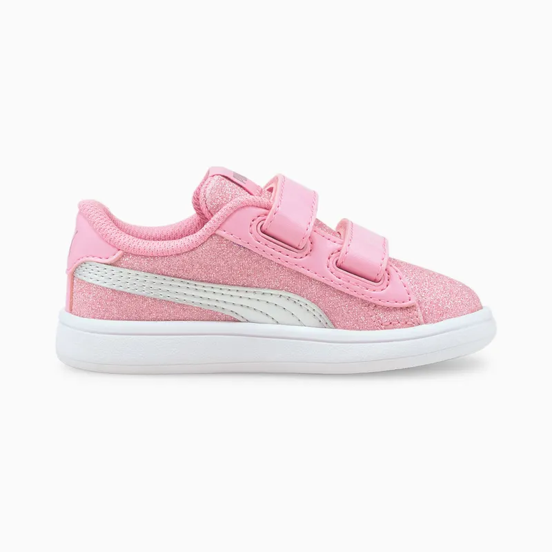 Puma Smash v2 Glitz Glam Roze/Zilver (367380-27)