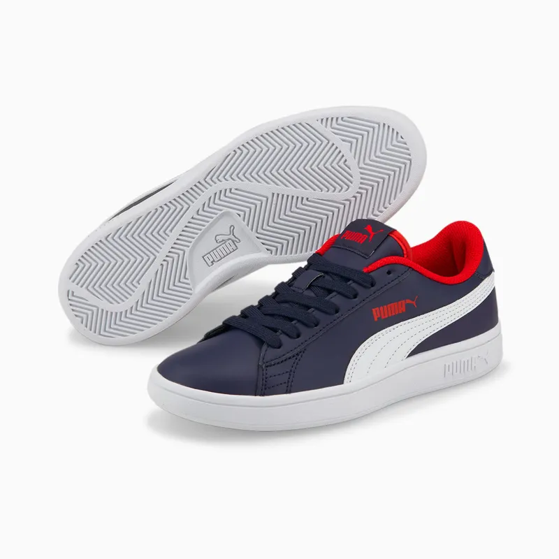 Puma Smash v2 Blauw/Rood/Wit (365170-13)