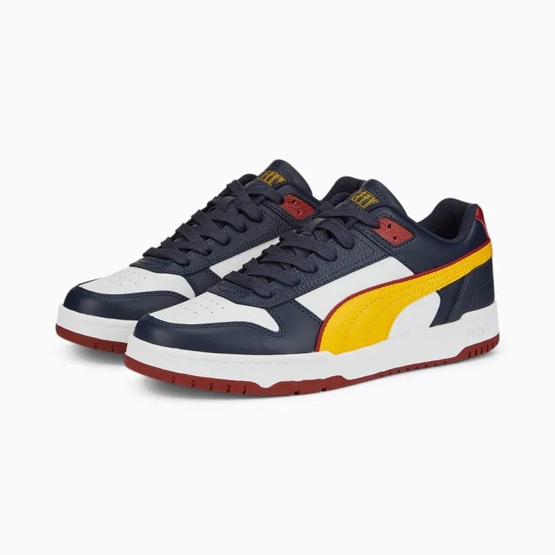 Puma RBD Game Low Geel/Blauw/Rood (386373-04)