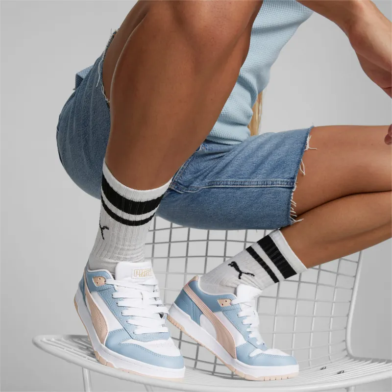 Puma RBD Game Low Blauw/Roze/Grijs (386373-09)