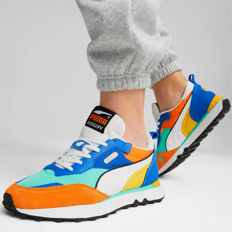 Puma Rider FV Groen/Oranje (387672-01)