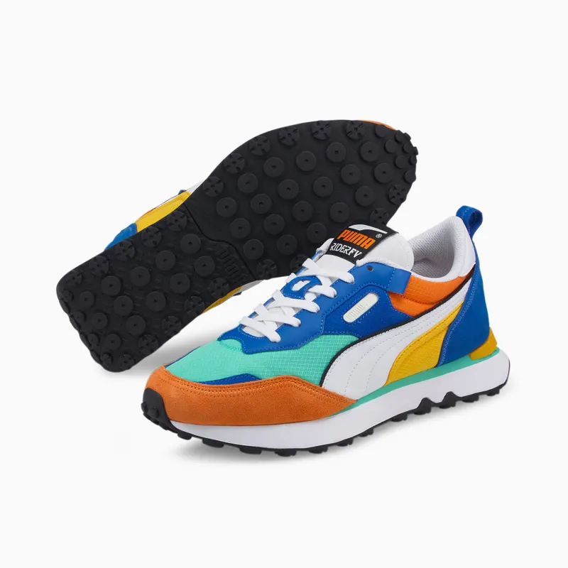 Puma Rider FV Groen/Oranje (387672-01)