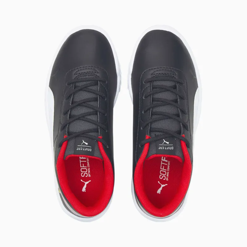 Puma Scuderia Ferrari Drift Cat Delta motorsportschoenen kinderen Wit/Zwart (306897-04)