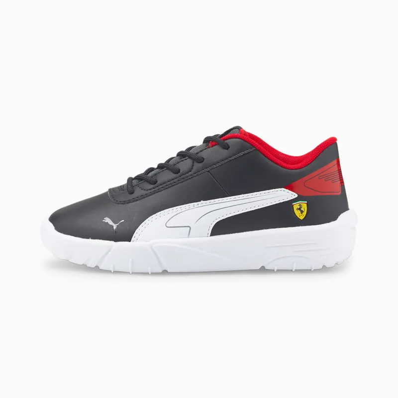 Puma Scuderia Ferrari Drift Cat Delta motorsportschoenen kinderen Wit/Zwart (306897-04)
