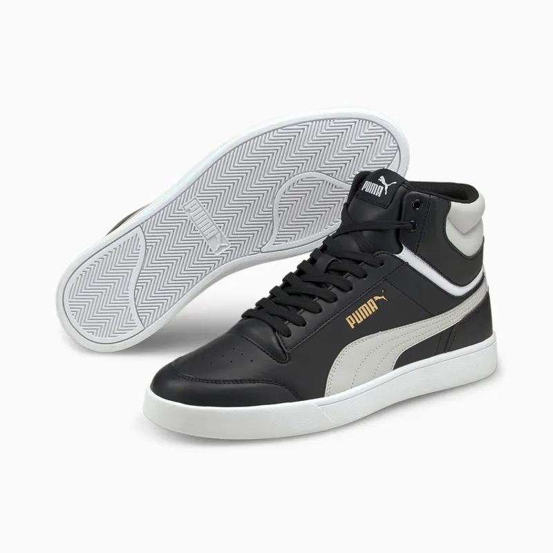 Puma Shuffle Mid Wit/Zwart/Grijs (380748-02)