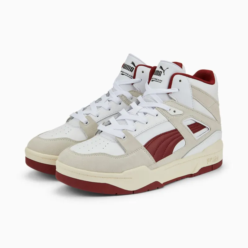 Puma Slipstream Hi Heritage Wit/Rood (387998-01)