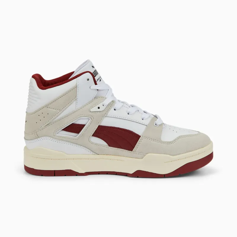 Puma Slipstream Hi Heritage Wit/Rood (387998-01)