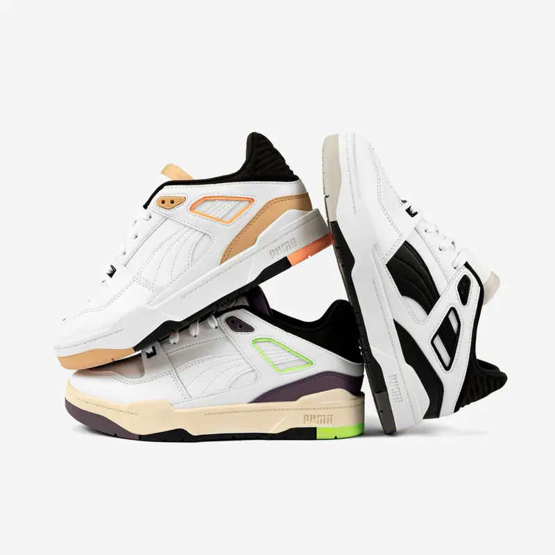 Puma Slipstream-Sneakers Wit/Zwart/Grijs (386270-03)