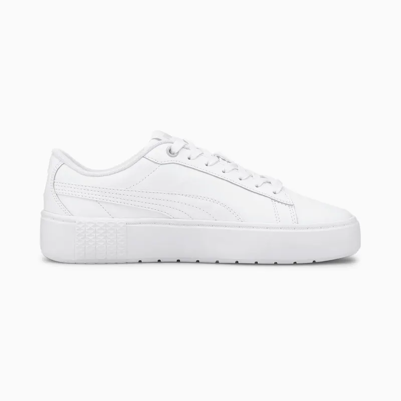 Puma Smash Platform v2 L Wit (373035-01)