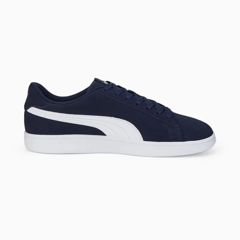 Puma Smash V2 brede Blauw/Wit (386436-04)