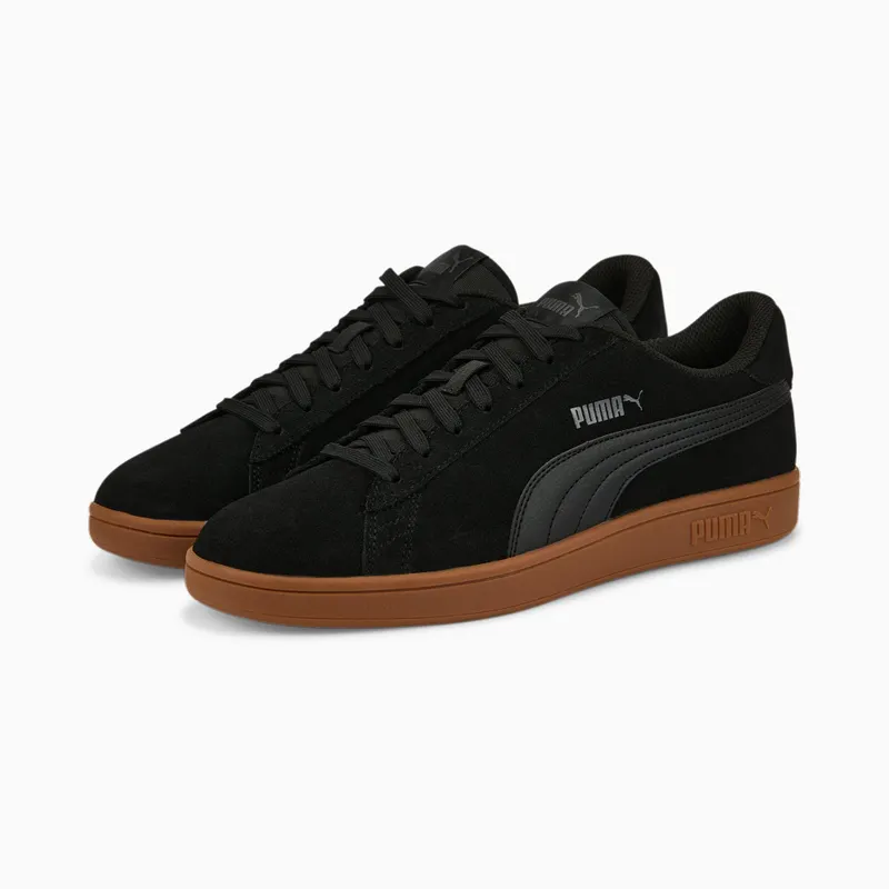 Puma Smash V2 brede Grijs/Zwart (386436-15)