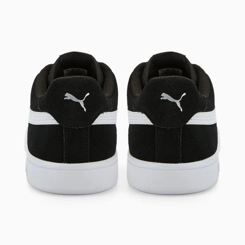 Puma Smash V2 brede Wit/Zwart (386436-01)
