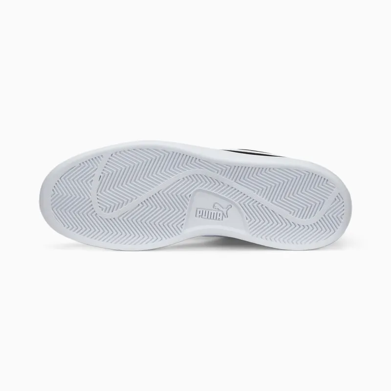 Puma Smash V2 brede Wit/Zwart (386436-01)