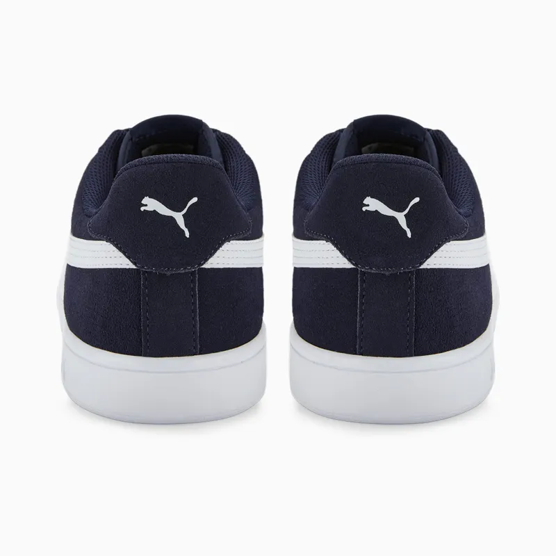 Puma Smash V2 brede Blauw/Wit (386436-04)