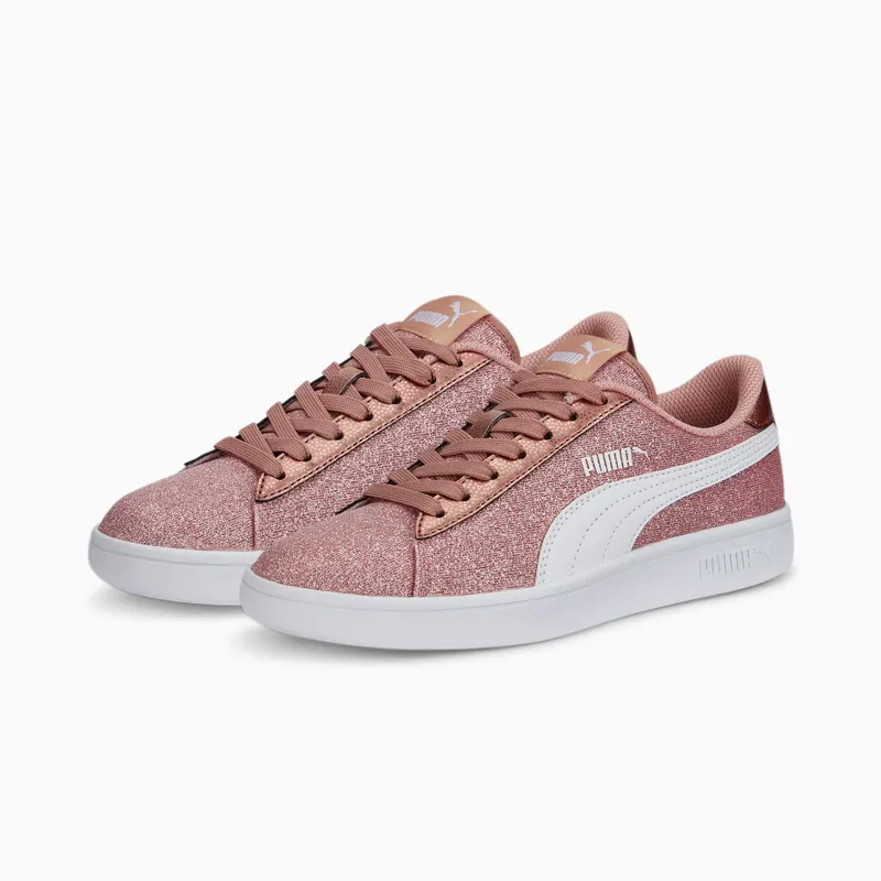 Puma Smash v2 Glitz Glam Roze/Wit/Goud (367377-29)