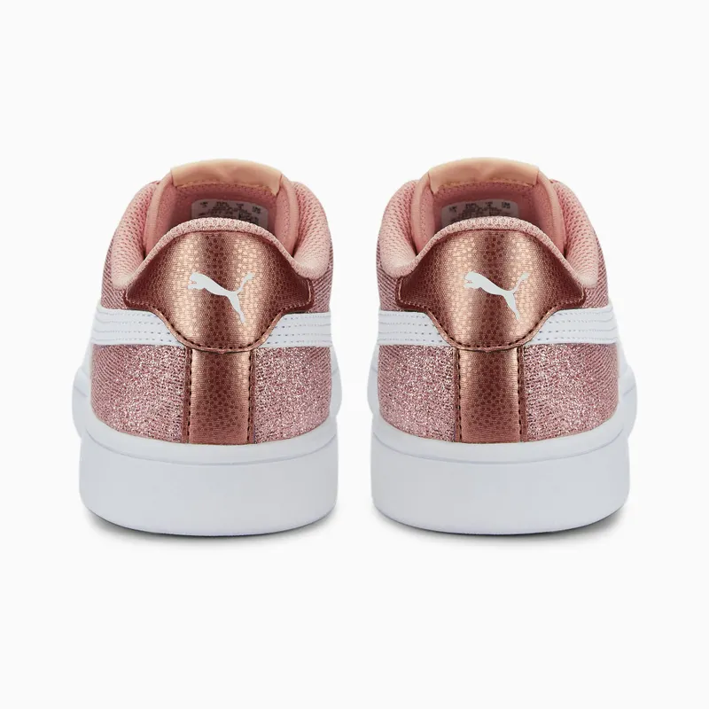 Puma Smash v2 Glitz Glam Roze/Wit/Goud (367377-29)