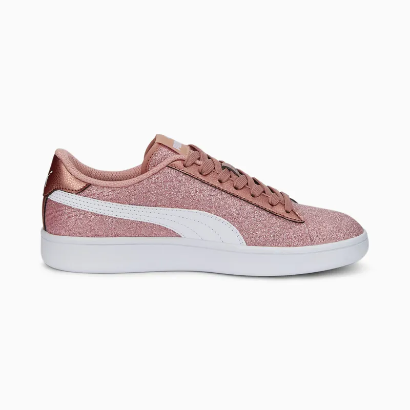 Puma Smash v2 Glitz Glam Roze/Wit/Goud (367377-29)
