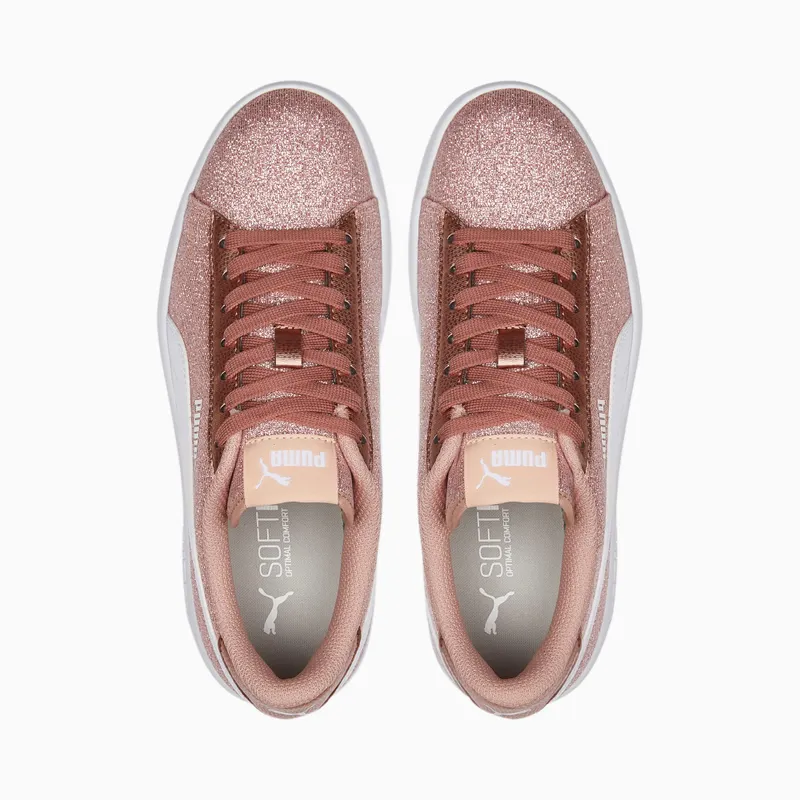 Puma Smash v2 Glitz Glam Roze/Wit/Goud (367377-29)