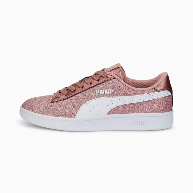 Puma Smash v2 Glitz Glam Roze/Wit/Goud (367377-29)