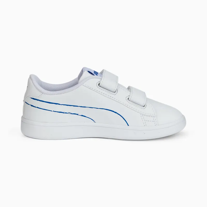 Puma Smash v2 Home School Zwart/Blauw/Groen (386200-02)