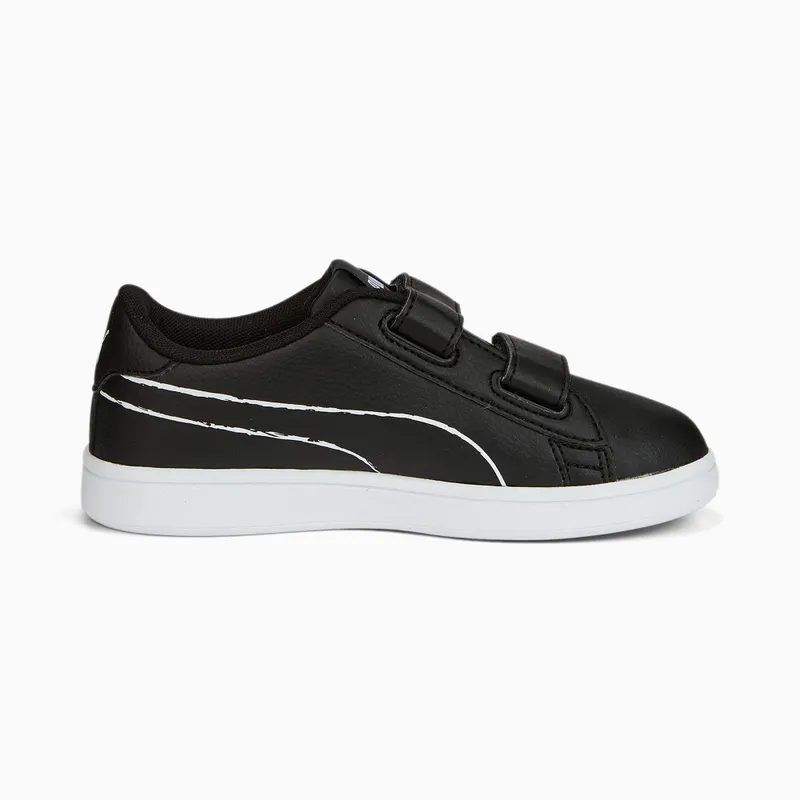 Puma Smash v2 Home School Wit/Blauw/Zwart (386200-01)