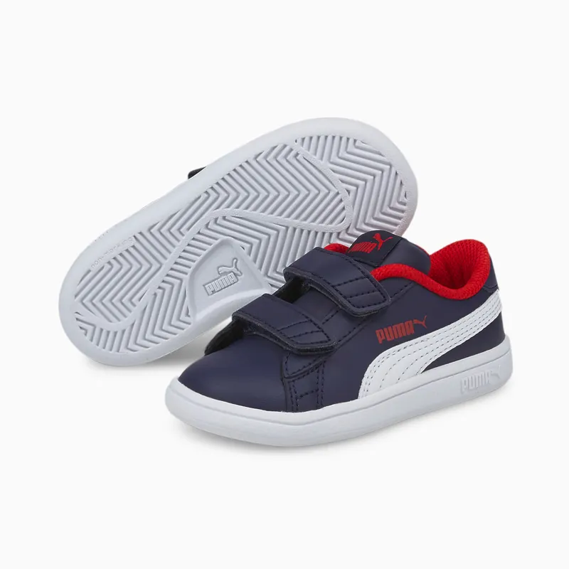 Puma Smash v2 Blauw/Rood/Wit (365174-13)