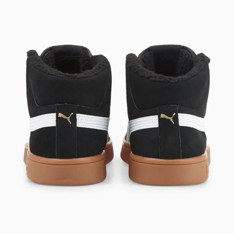 Puma Smash v2 Mid Winter Wit/Zwart (375870-01)