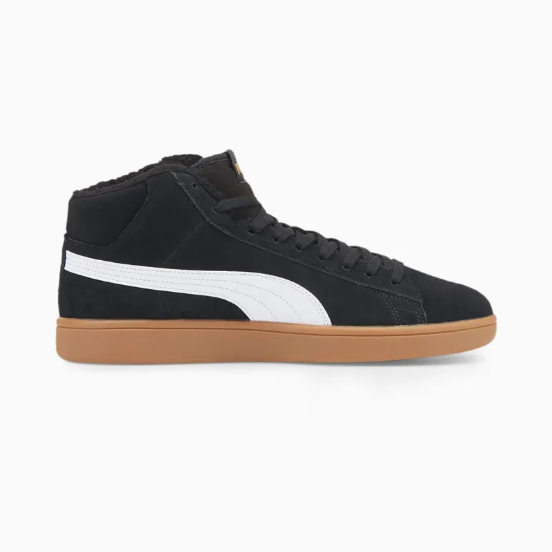 Puma Smash v2 Mid Winter Wit/Zwart (375870-01)