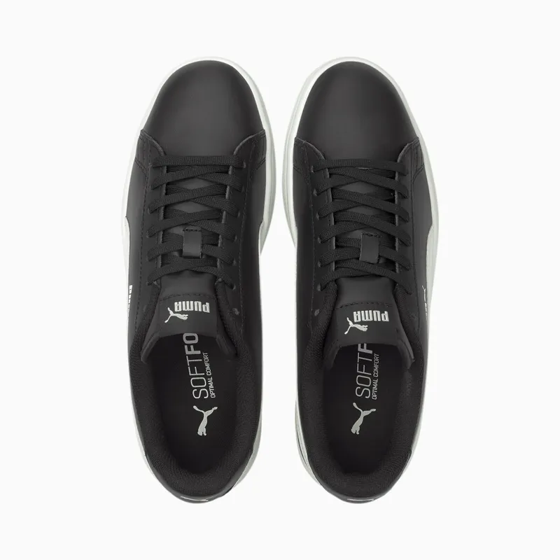 Puma Smash v2 leren Wit/Zwart (365215-04)