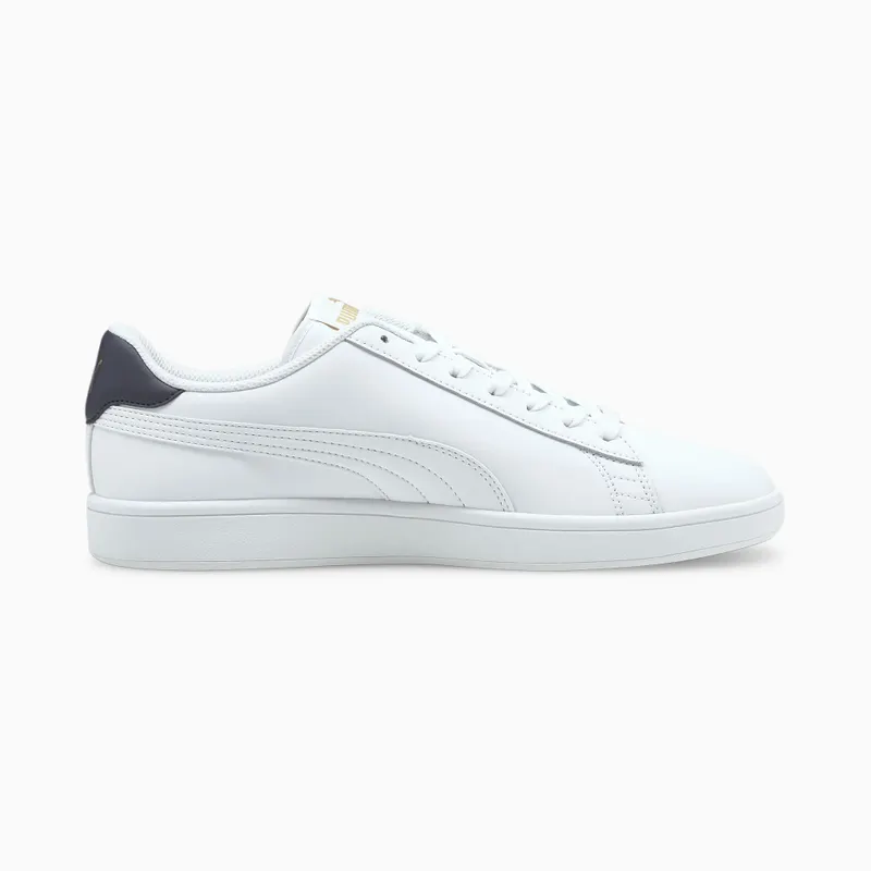 Puma Smash v2 leren Goud/Blauw/Wit (365215-35)