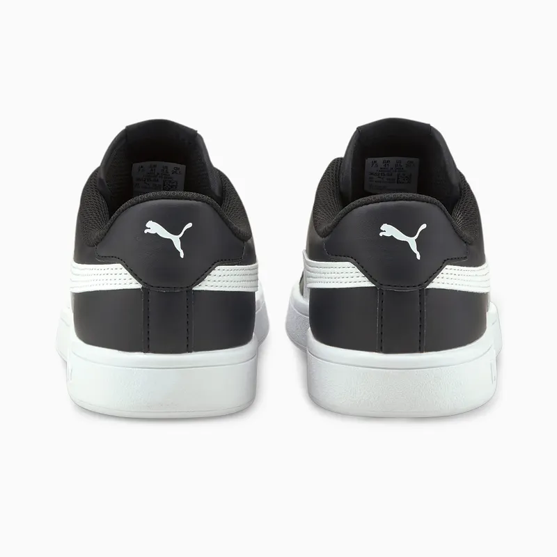 Puma Smash v2 leren Wit/Zwart (365215-04)