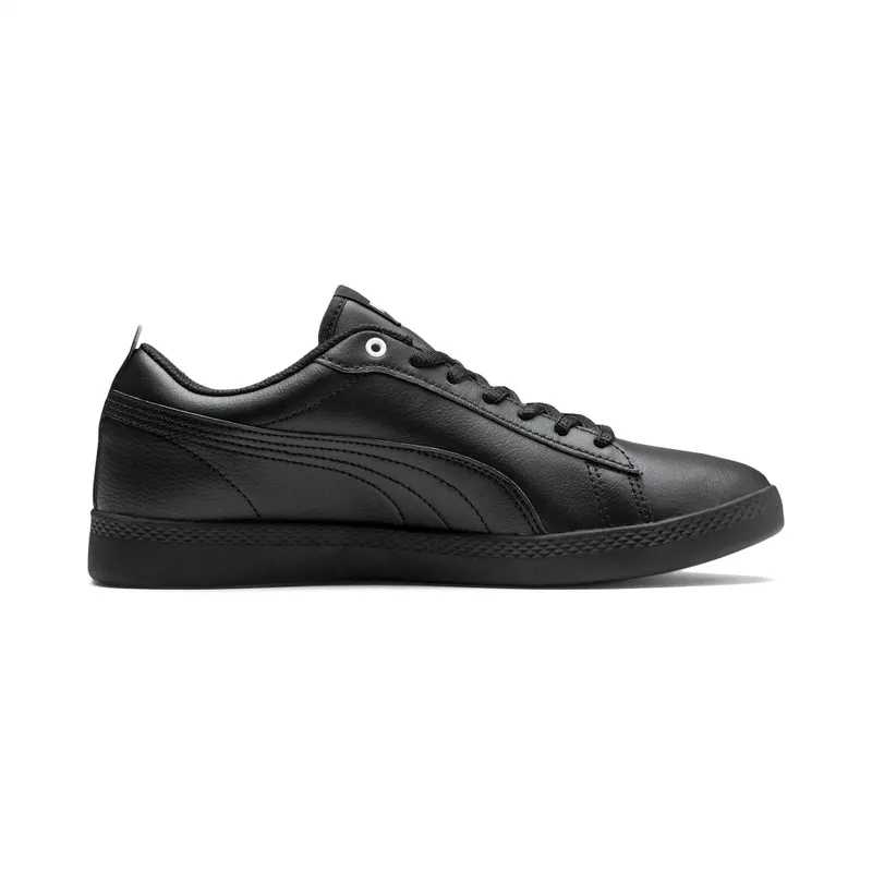 Puma Smash v2 leren Zwart (365208-03)