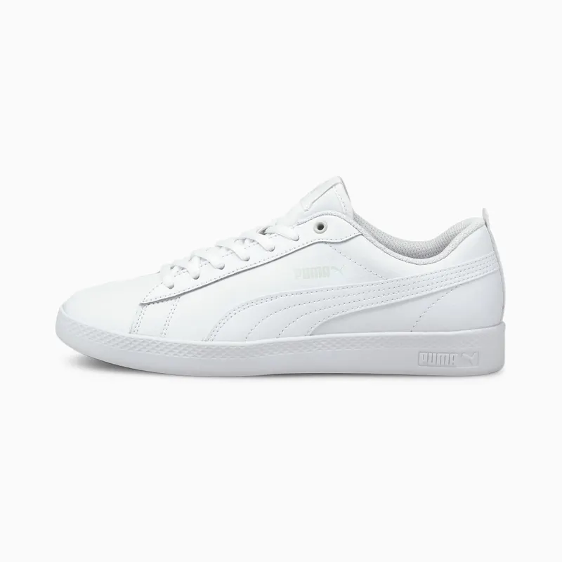 Puma Smash v2 leren Wit (365208-04)