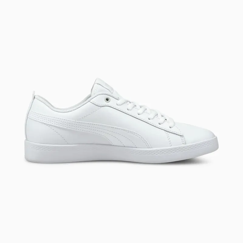 Puma Smash v2 leren Wit (365208-04)